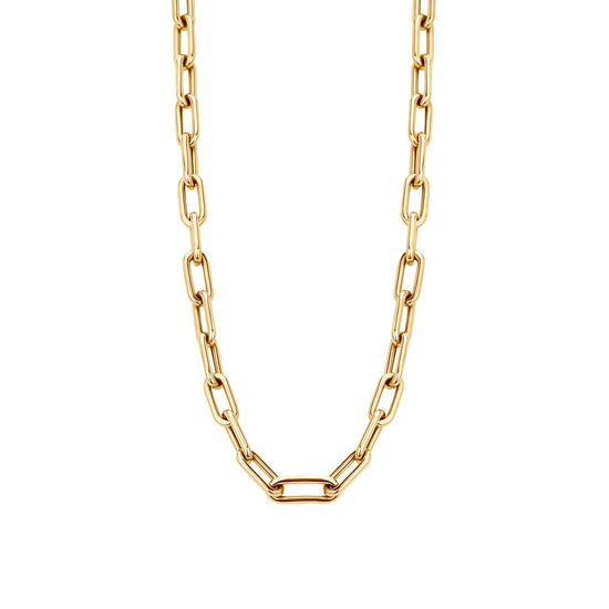 Load image into Gallery viewer, Rectangular Oval Link Necklace
