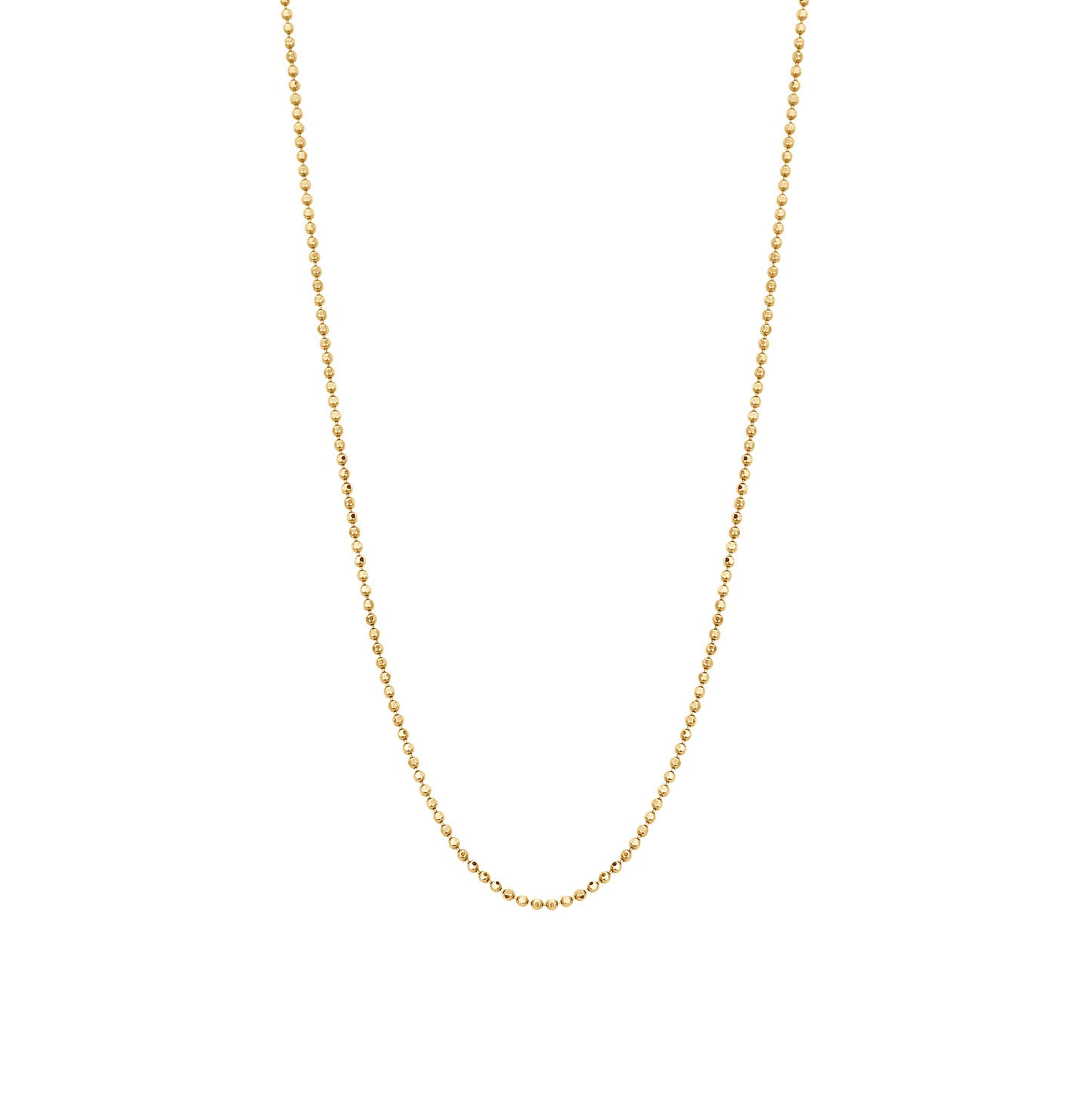 Small Ball Chain Necklace - 1.5 mm
