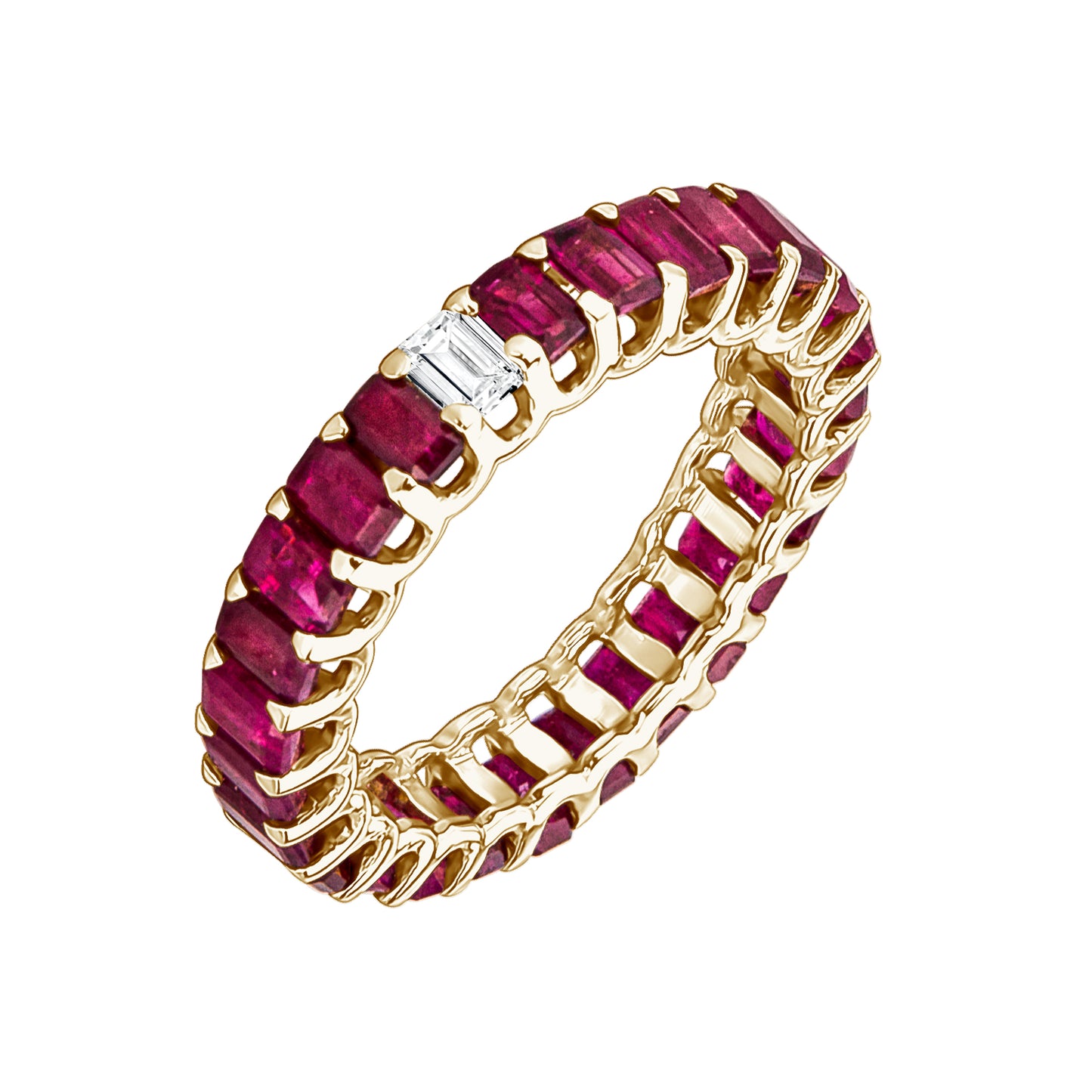 Load image into Gallery viewer, Ruby Eternity Band
